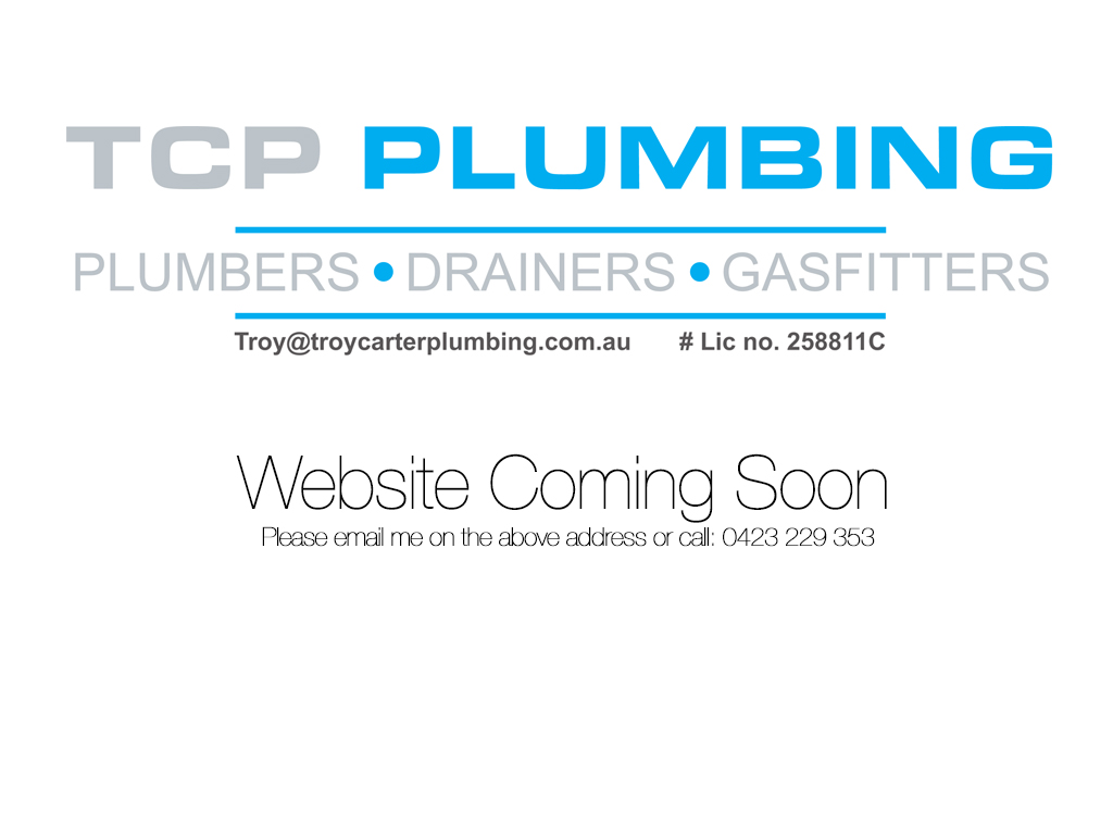 Troy Carter Plumbing - Call 0423 229 353